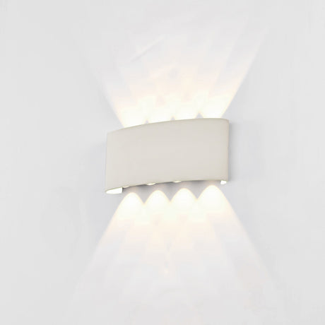 Arcs Outdoor LED Wall Light 8W 3000K - Sand White