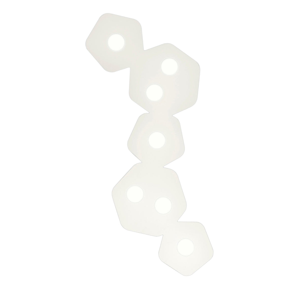 Area 7 Light Flush Ceiling Light - Sand White