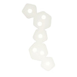 Area 7 Light Flush Ceiling Light - Sand White