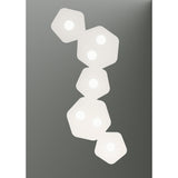 Area 7 Light Flush Ceiling Light - Sand White