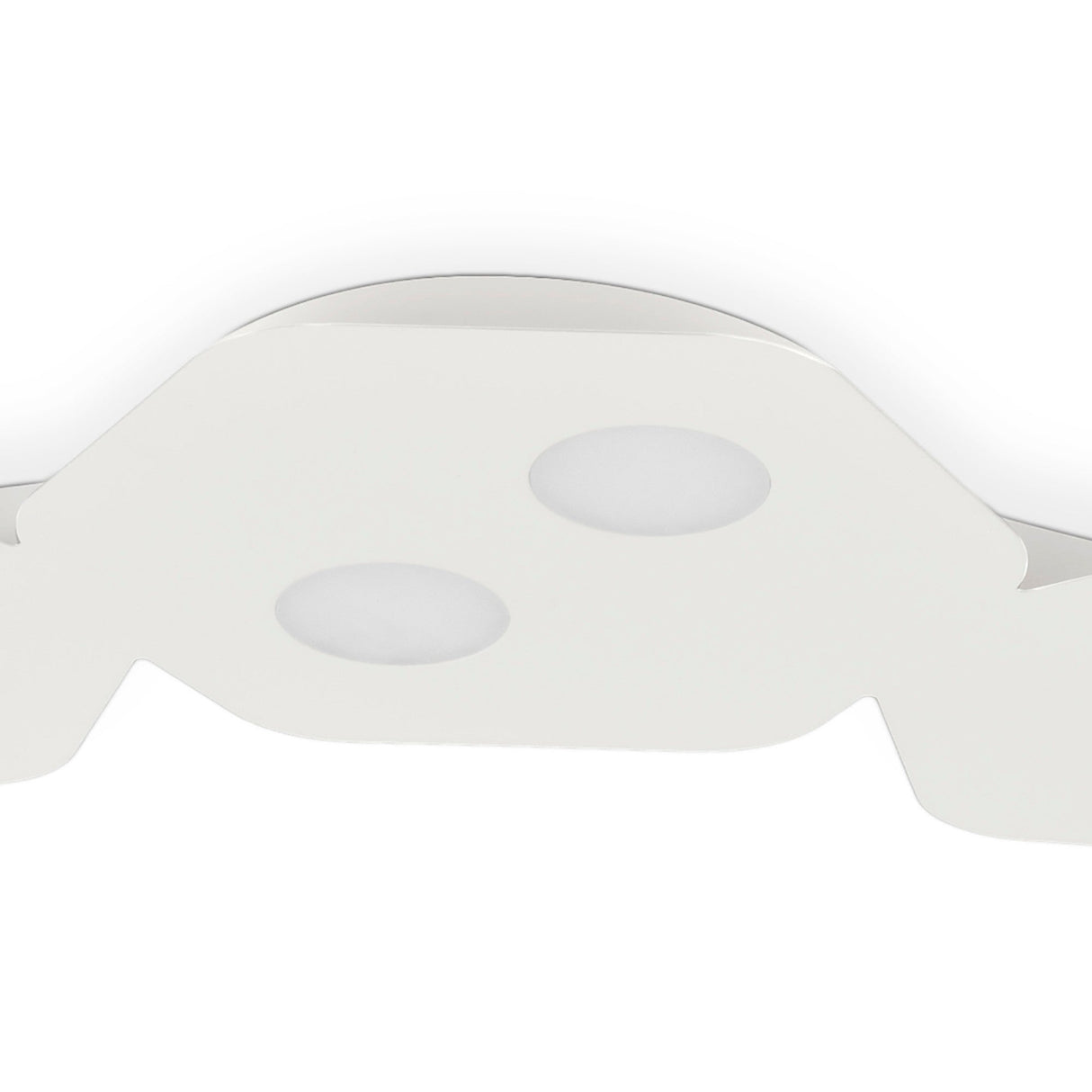 Area 7 Light Flush Ceiling Light - Sand White