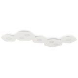 Area 7 Light Flush Ceiling Light - Sand White