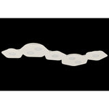 Area 7 Light Flush Ceiling Light - Sand White