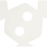 Area 5 Light Flush Ceiling Light - Sand White