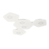 Area 5 Light Flush Ceiling Light - Sand White