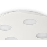 Area 4 Light Flush Ceiling Light - Sand White