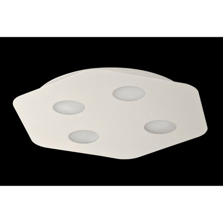 Area 4 Light Flush Ceiling Light - Sand White