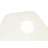 Area 2 Light Flush Ceiling Light - Sand White