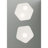 Area 1 Light Flush Ceiling Light - Sand White