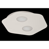 Area 2 Light Flush Ceiling Light - Sand White