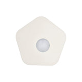 Area 1 Light Flush Ceiling Light - Sand White