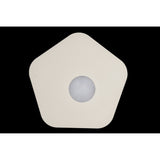 Area 1 Light Flush Ceiling Light - Sand White