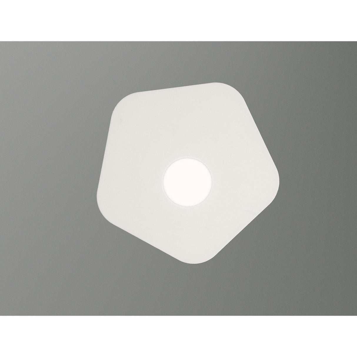 Area 1 Light Flush Ceiling Light - Sand White