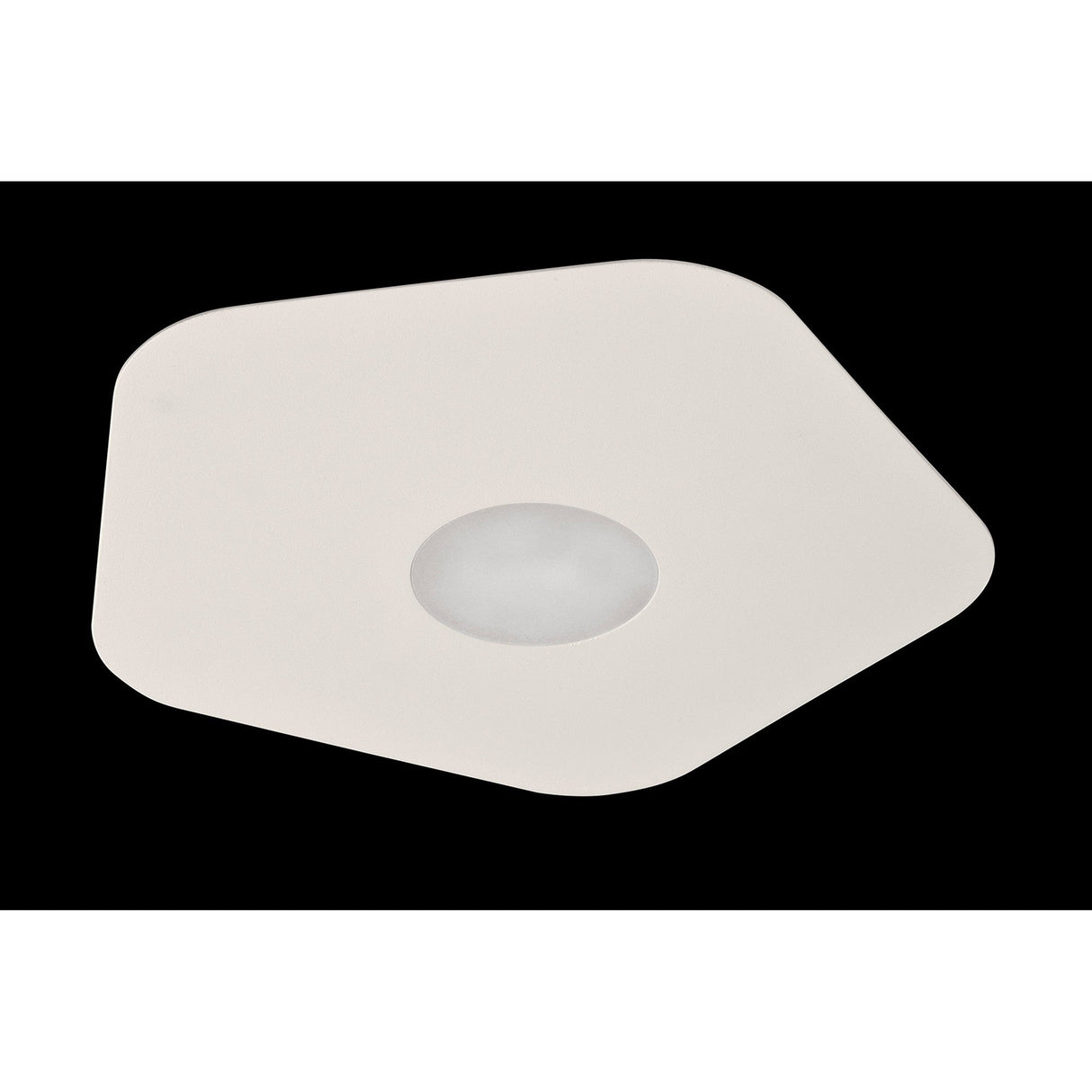 Area 1 Light Flush Ceiling Light - Sand White