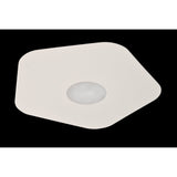 Area 1 Light Flush Ceiling Light - Sand White