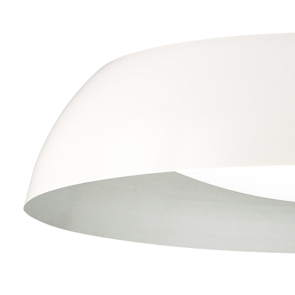 Argenta 5 Light Flush Ceiling Light - Matt White