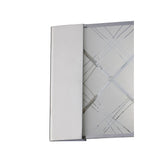 Aries 2 Light Glass Wall Light - Polished Chrome