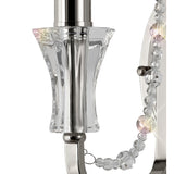 Armand 1 Light Crystal Wall Light - Polished Chrome