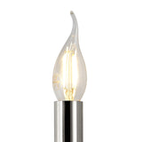Armand 1 Light Crystal Wall Light - Polished Chrome