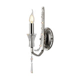 Armand 1 Light Crystal Wall Light - Polished Chrome