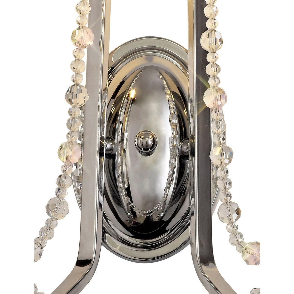 Armand 2 Light Crystal Wall Light - Polished Chrome