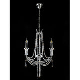 Armand 52cm 3 Light Crystal Chandelier - Polished Chrome
