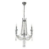 Armand 52cm 3 Light Crystal Chandelier - Polished Chrome