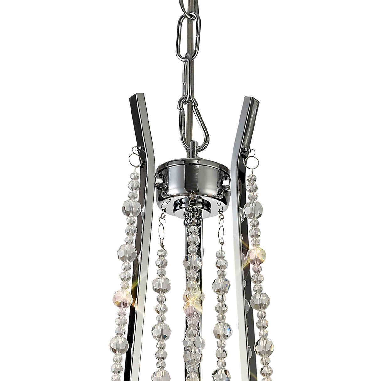 Armand 52cm 3 Light Crystal Chandelier - Polished Chrome