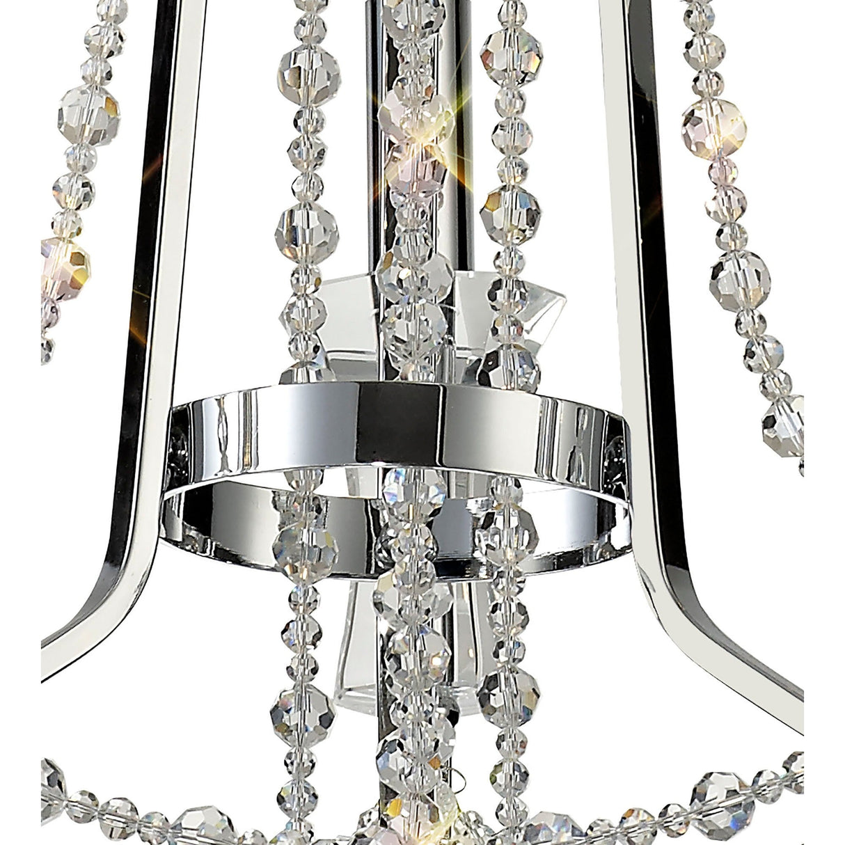 Armand 52cm 3 Light Crystal Chandelier - Polished Chrome