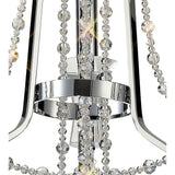 Armand 52cm 3 Light Crystal Chandelier - Polished Chrome