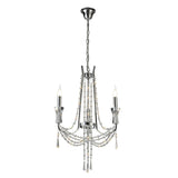 Armand 52cm 3 Light Crystal Chandelier - Polished Chrome