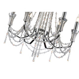 Armand 65cm 6 Light Crystal Chandelier - Polished Chrome