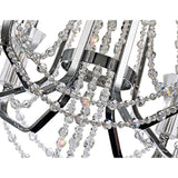 Armand 65cm 6 Light Crystal Chandelier - Polished Chrome