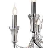 Armand 65cm 6 Light Crystal Chandelier - Polished Chrome