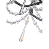 Armand 65cm 6 Light Crystal Chandelier - Polished Chrome