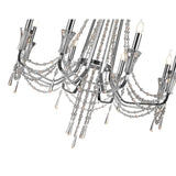 Armand 85cm 8 Light Crystal Chandelier - Polished Chrome
