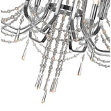 Armand 85cm 8 Light Crystal Chandelier - Polished Chrome