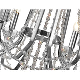 Armand 85cm 8 Light Crystal Chandelier - Polished Chrome