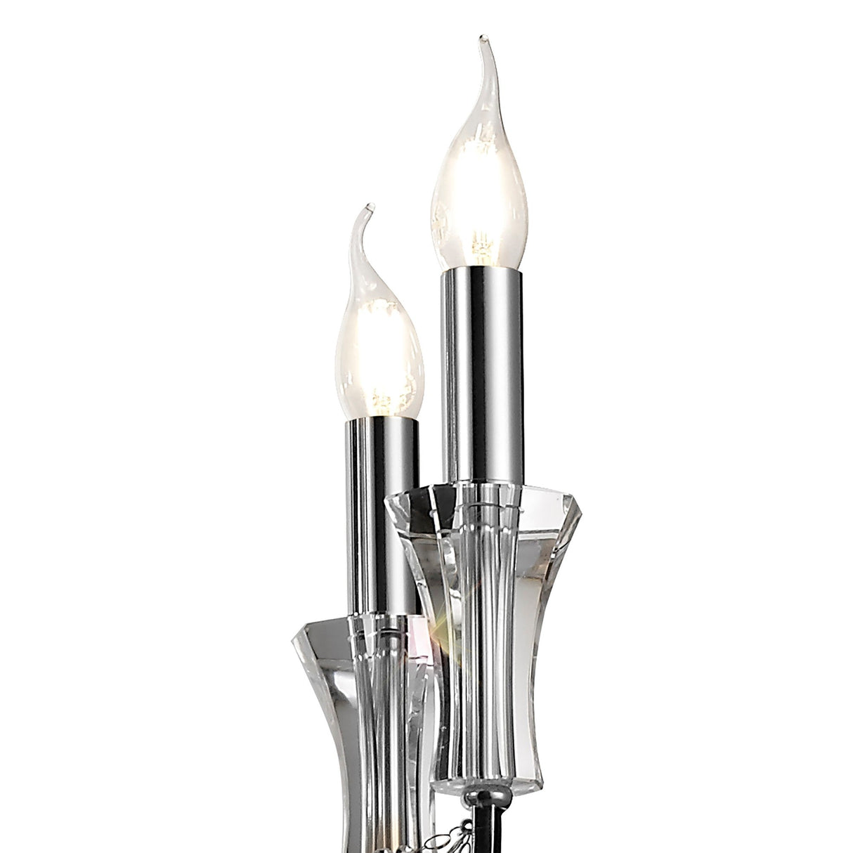 Armand 85cm 8 Light Crystal Chandelier - Polished Chrome