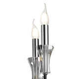 Armand 85cm 8 Light Crystal Chandelier - Polished Chrome