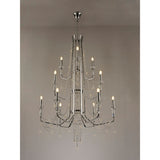 Armand 85cm 12 Light Crystal Chandelier - Polished Chrome