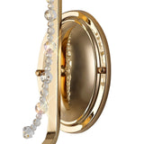 Armand 1 Light Crystal Wall Light - French Gold