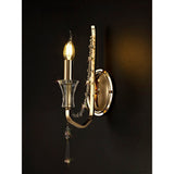 Armand 1 Light Crystal Wall Light - French Gold