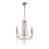 Armand 52cm 3 Light Crystal Chandelier - French Gold