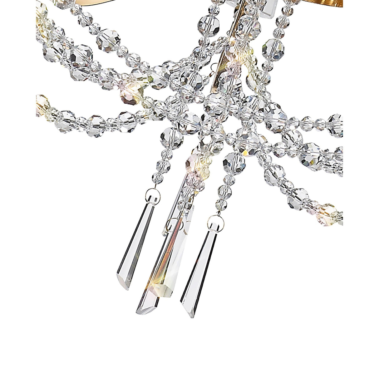 Armand 52cm 3 Light Crystal Chandelier - French Gold