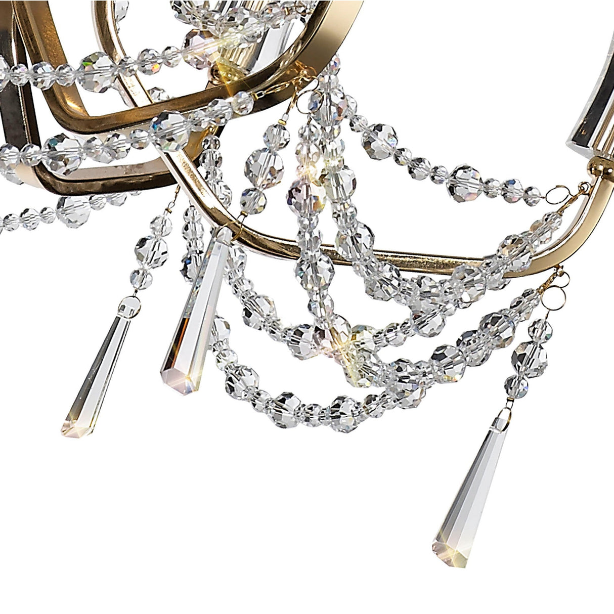 Armand 65cm 6 Light Crystal Chandelier - French Gold