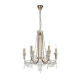 Armand 65cm 6 Light Crystal Chandelier - French Gold