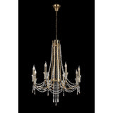 Armand 85cm 8 Light Crystal Chandelier - French Gold