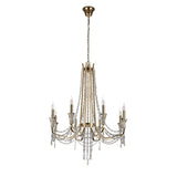 Armand 85cm 8 Light Crystal Chandelier - French Gold