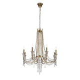 Armand 85cm 8 Light Crystal Chandelier - French Gold